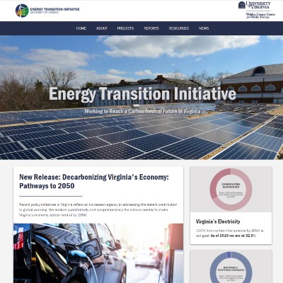 Clean Energy VA Website Screenshot