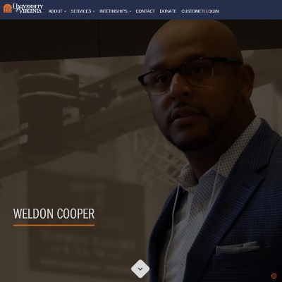 Cooper Center Website Screenshot